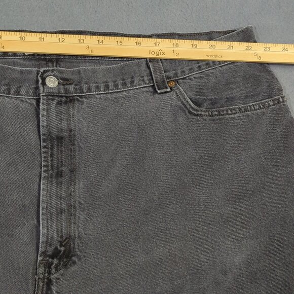 Levi's Jeans Men's 48x32 Fits 44x30 Black 560 Loose Fit Tapered Leg Denim - Picture 6 of 13